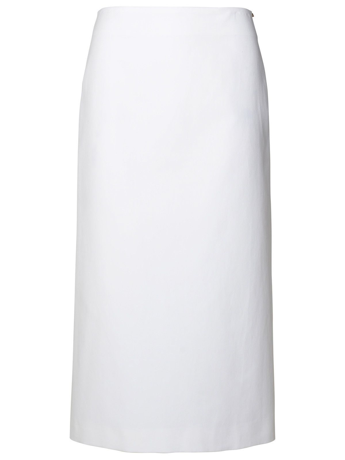 image of Sportmax 'accordo1234' White Cotton Skirt, Women's (Size 26)