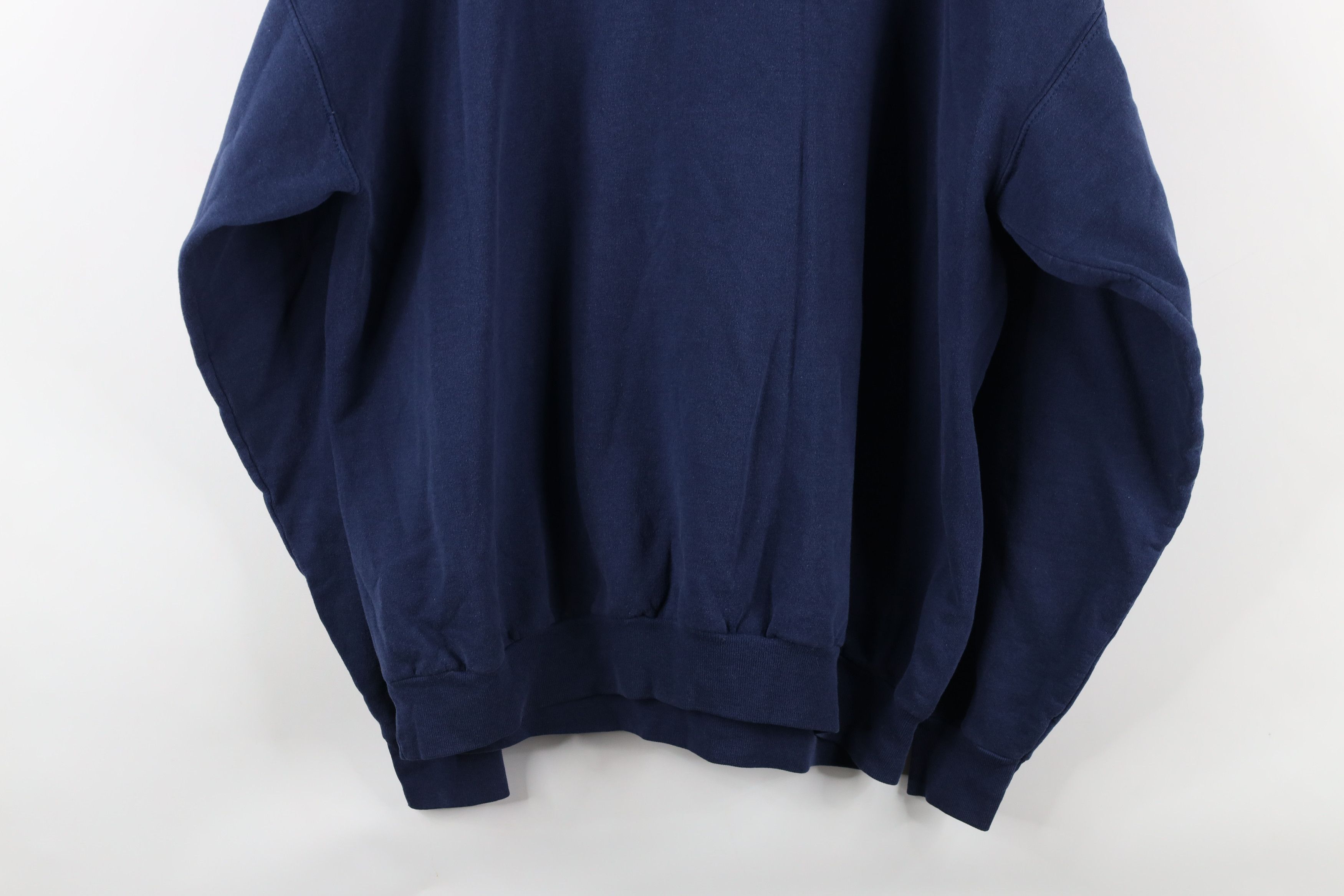 Disney × Vintage Vintage 90s Disney Spell Out Mickey Mouse Sweatshirt Blue Size XXL / US 16-18 / IT 52-54 - 12 Thumbnail