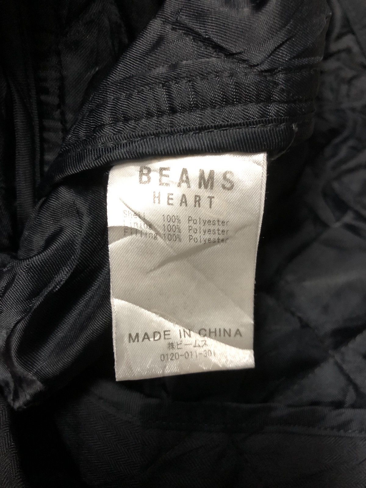 Vintage Beams Heart Diamond Quilted Thermoregulated Jacket