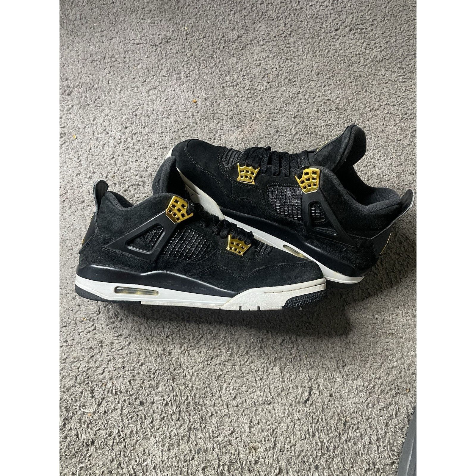 Jordan Brand Size 12- Air Jordan 4 Retro Royalty 2017 308497-032 Black Size US 12 / EU 45 - 3 Thumbnail