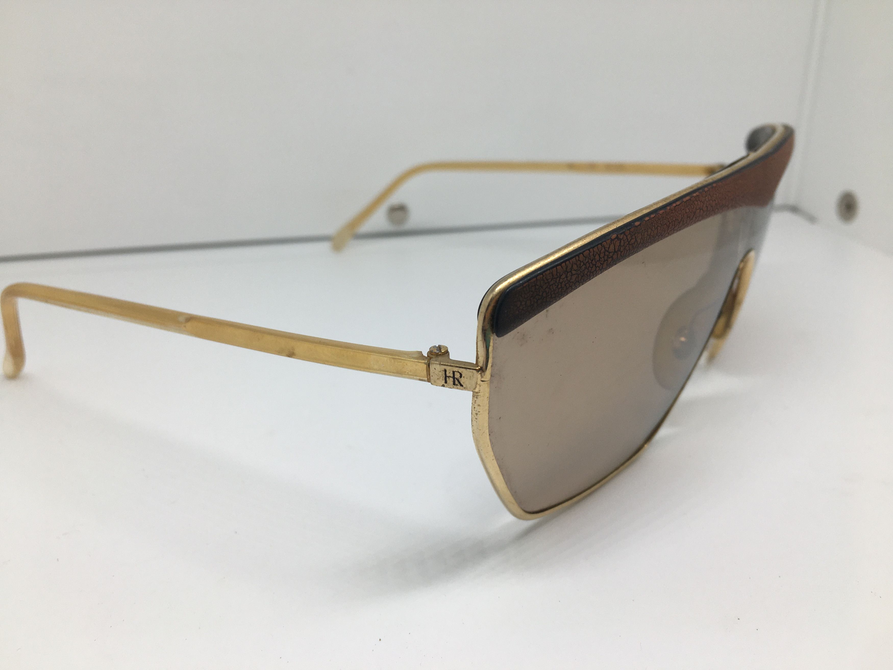 Vintage Vintage HELENA RUBINSTEIN HR 9-03 Oversize Sunglasses France Size ONE SIZE - 1 Thumbnail