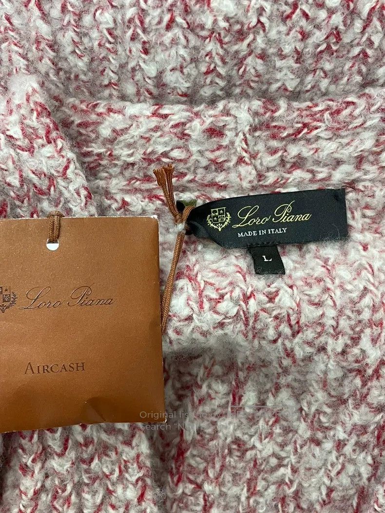 Loro Piana LORO PIANA Rabbit Year Limited Mixed Pink Cashmere Knit Ca Size L / US 10 / IT 46 - 4 Thumbnail