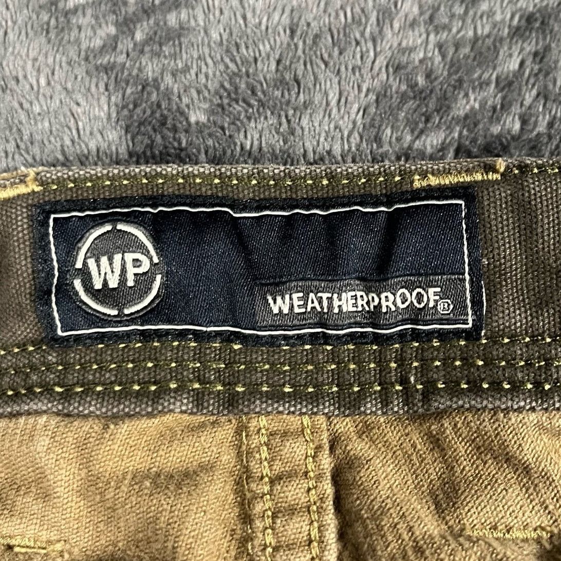Weatherproof Y2K Men's Brown Tan Corduroy Straight Leg Pants 100% Cotton Size US 34 / EU 50 - 5 Thumbnail
