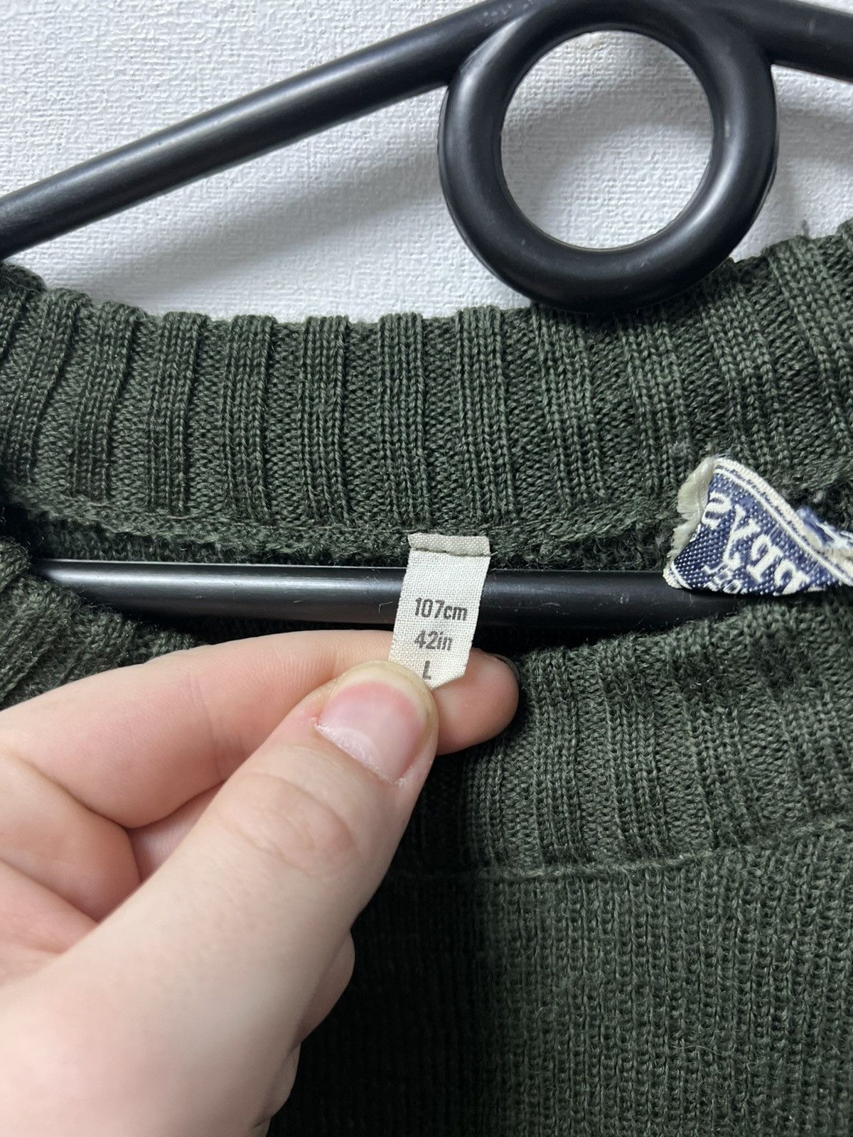 Burberry Vintage 90s Burberry’s Wool Sweater Heavy Knit Size US L / EU 52-54 / 3 - 8 Thumbnail