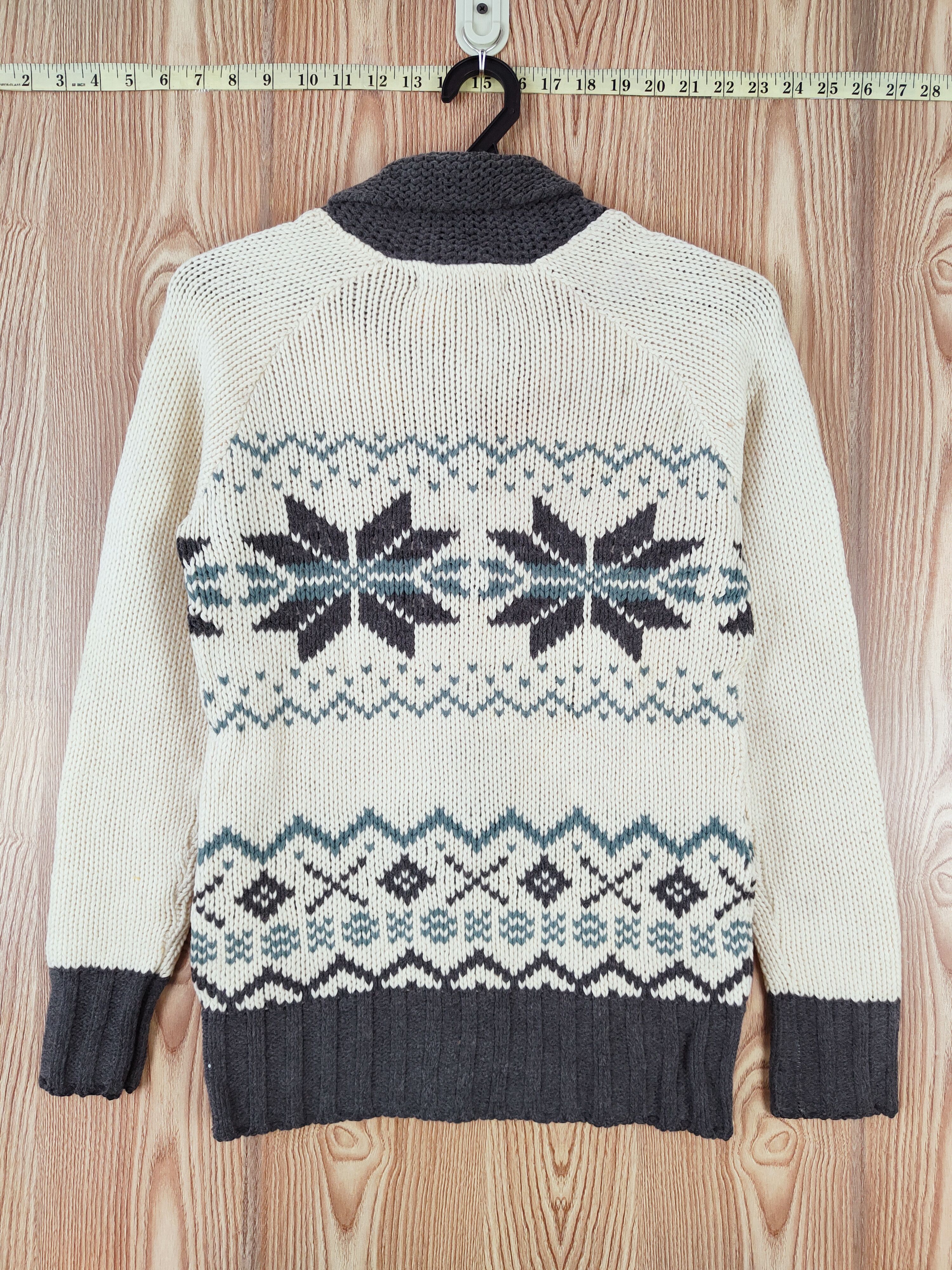 Japanese Brand O.Z.O.C Cream Knitwear Cardigan #W570 Size S / US 4 / IT 40 - 8 Thumbnail