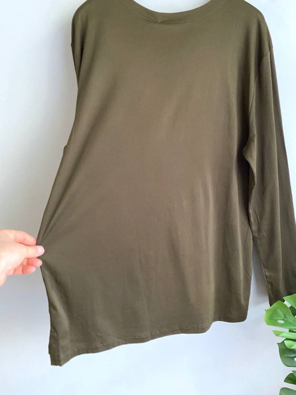 Alexander Wang Alexander Wang T Men's Army Olive Long Sleeve T-Shirt Size L Size US L / EU 52-54 / 3 - 10 Thumbnail
