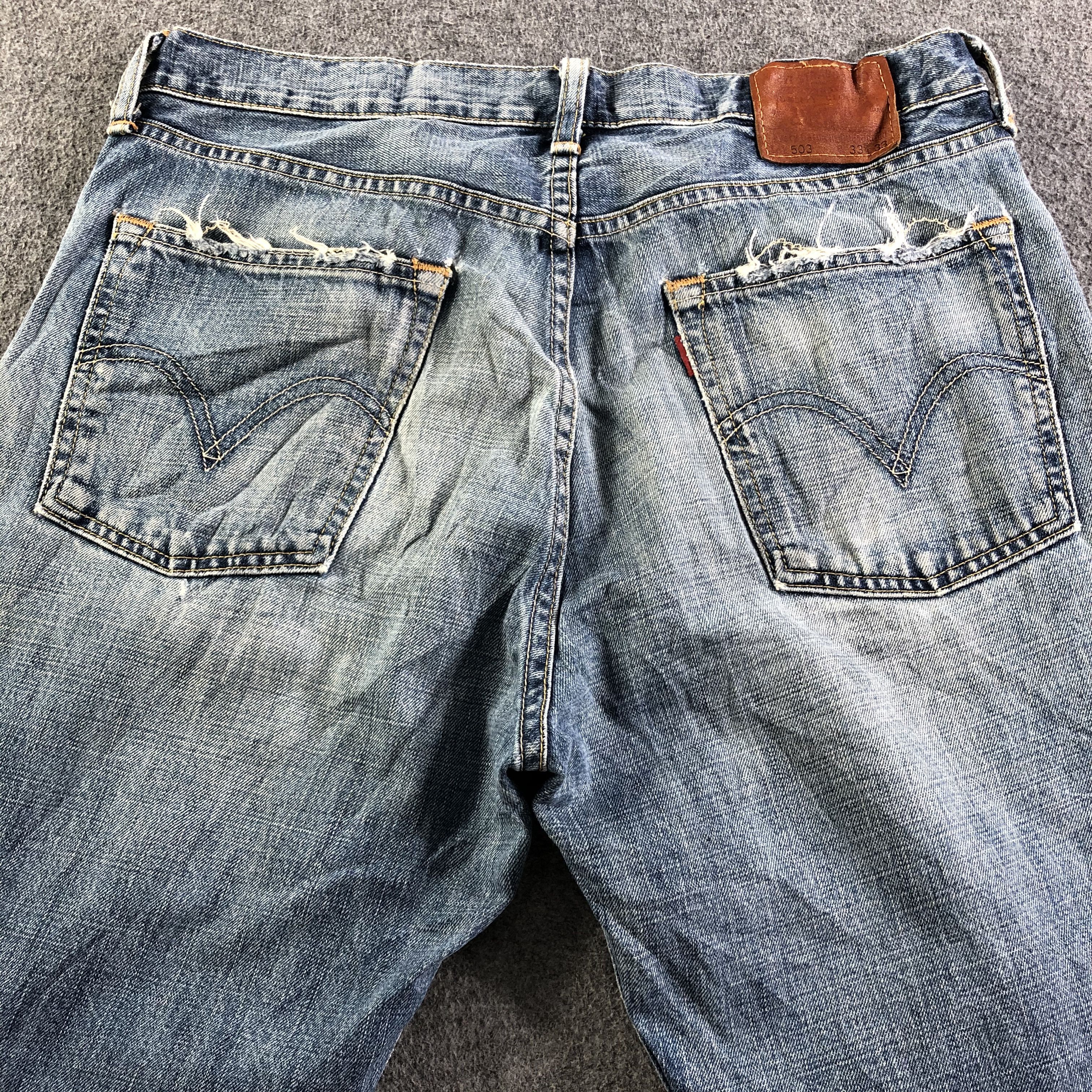 Levi's Vintage Blue Wash Levis 503 Jeans-J3630 Size US 33 - 4 Thumbnail