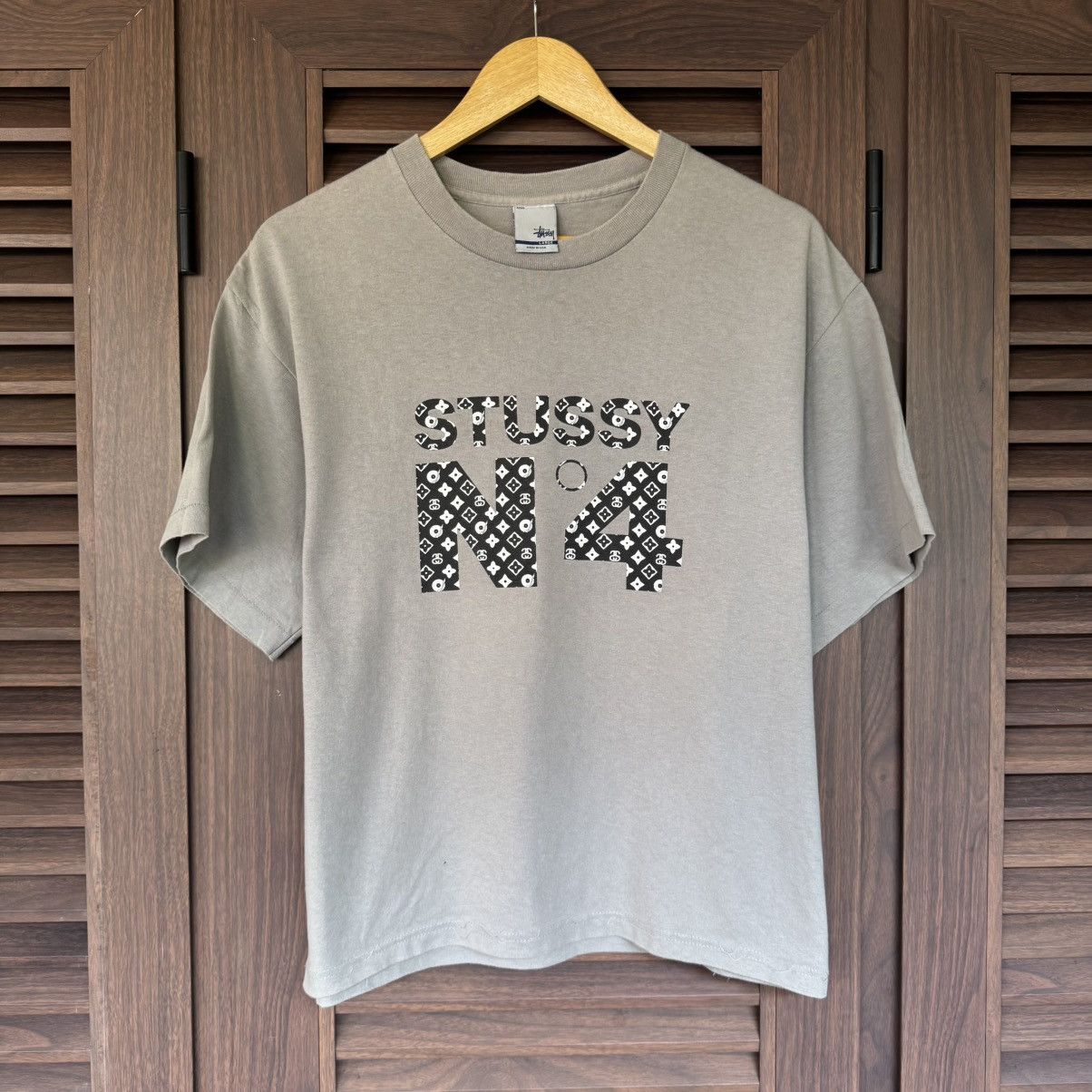 Stussy × Vintage Vintage Stussy 00s N4 Monogram Ripoff Louis Vuitton Size US L / EU 52-54 / 3 - 8 Thumbnail