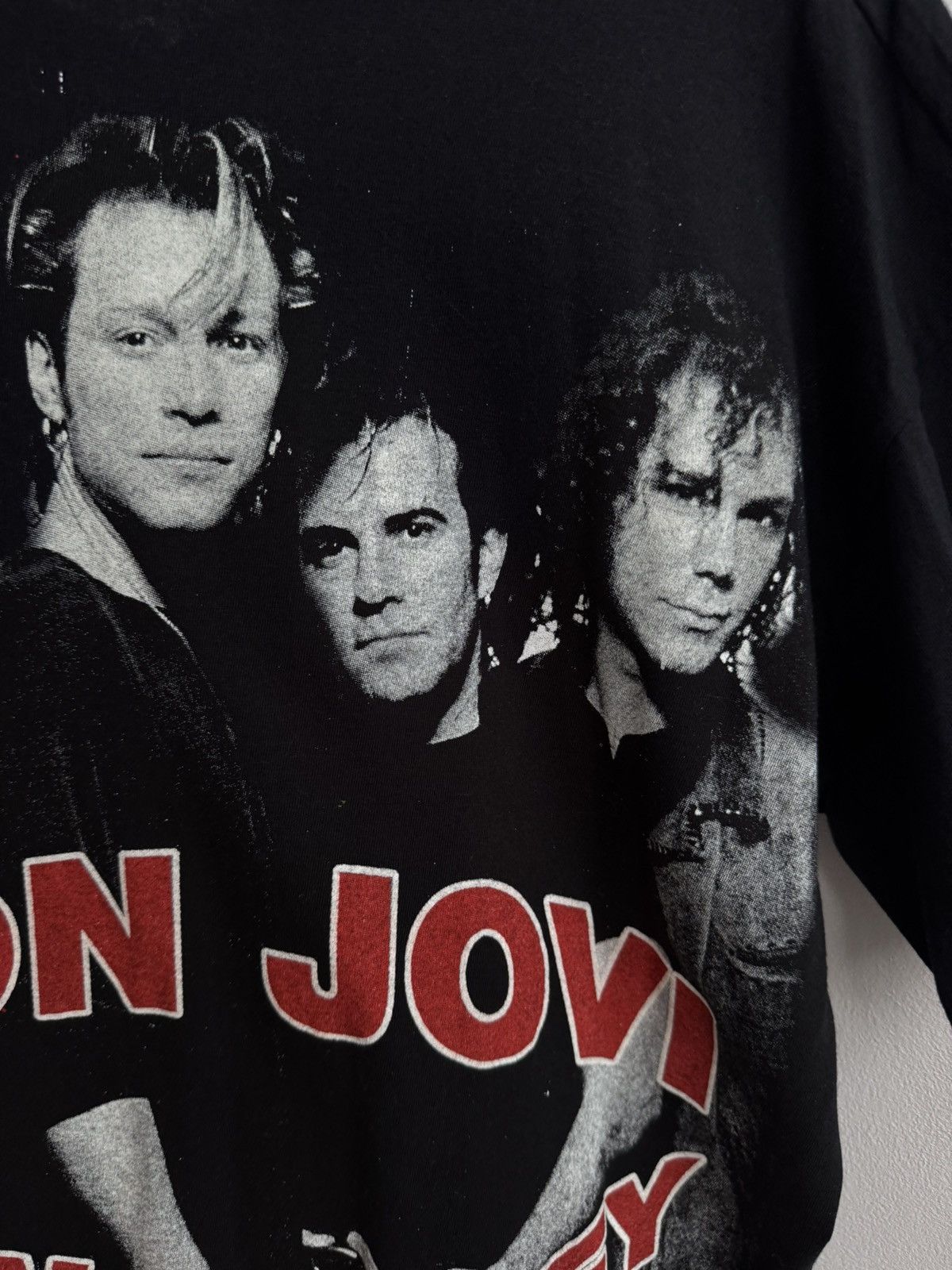 Band Tees Bon Jovi 1999 Vintage 90s Overprinted T Shirt Tee Band Tees Size US XL / EU 56 / 4 - 13 Thumbnail
