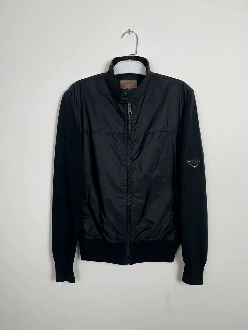 Prada Prada Nylon Paneled Jacket - dmc Size US S / EU 44-46 / 1 - 1 Thumbnail
