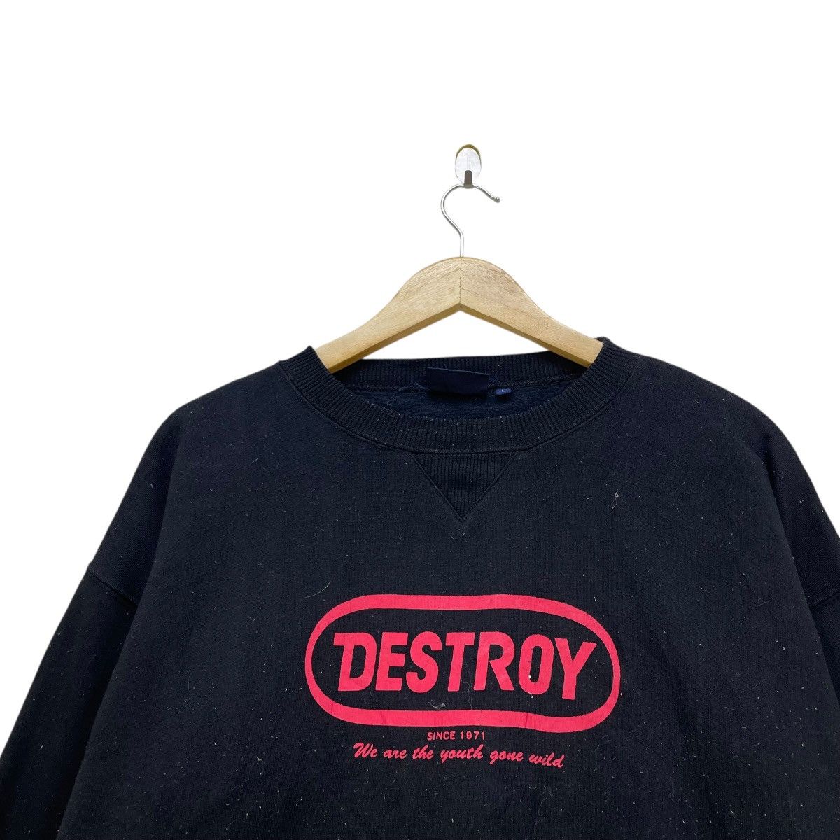 Japanese Brand 💥Vintage Dogcigar Sweatshirt Pullover Spellout Destroy Cente Size US M / EU 48-50 / 2 - 3 Thumbnail