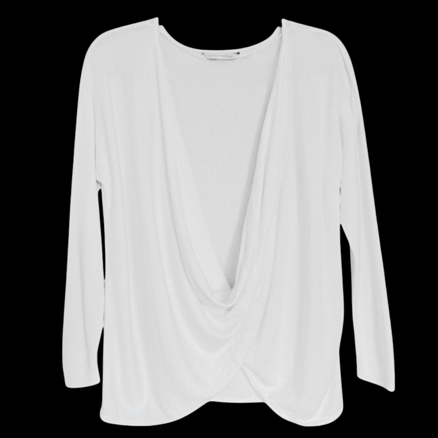 NBDN Nobrandedon Soft Surroundings White Top | Size L Size L / US 10 / IT 46 - 1 Thumbnail