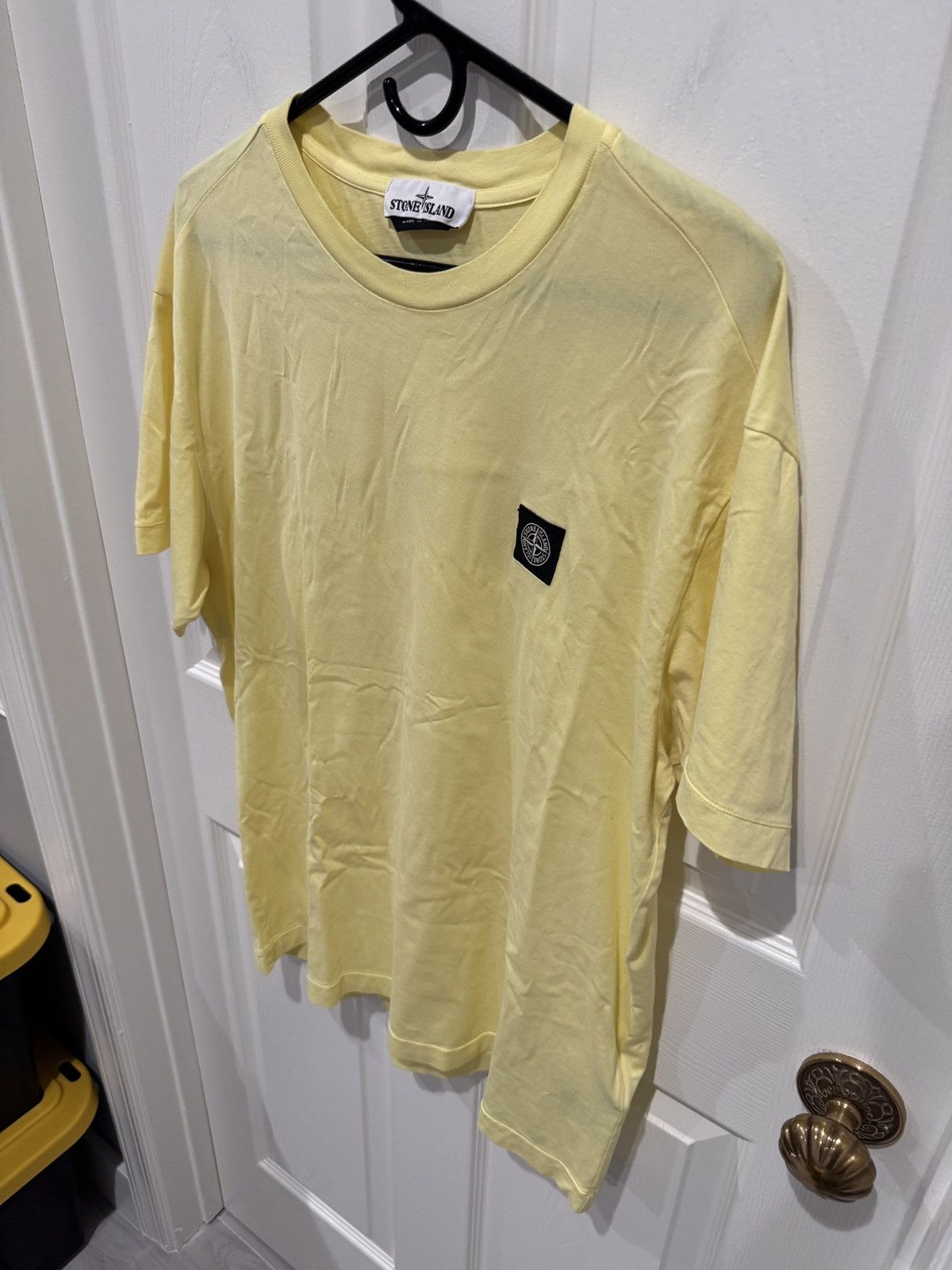 Stone Island Stone Island Yellow Patch Program Tee Size XL (fits M-L) Size US XL / EU 56 / 4 - 3 Thumbnail