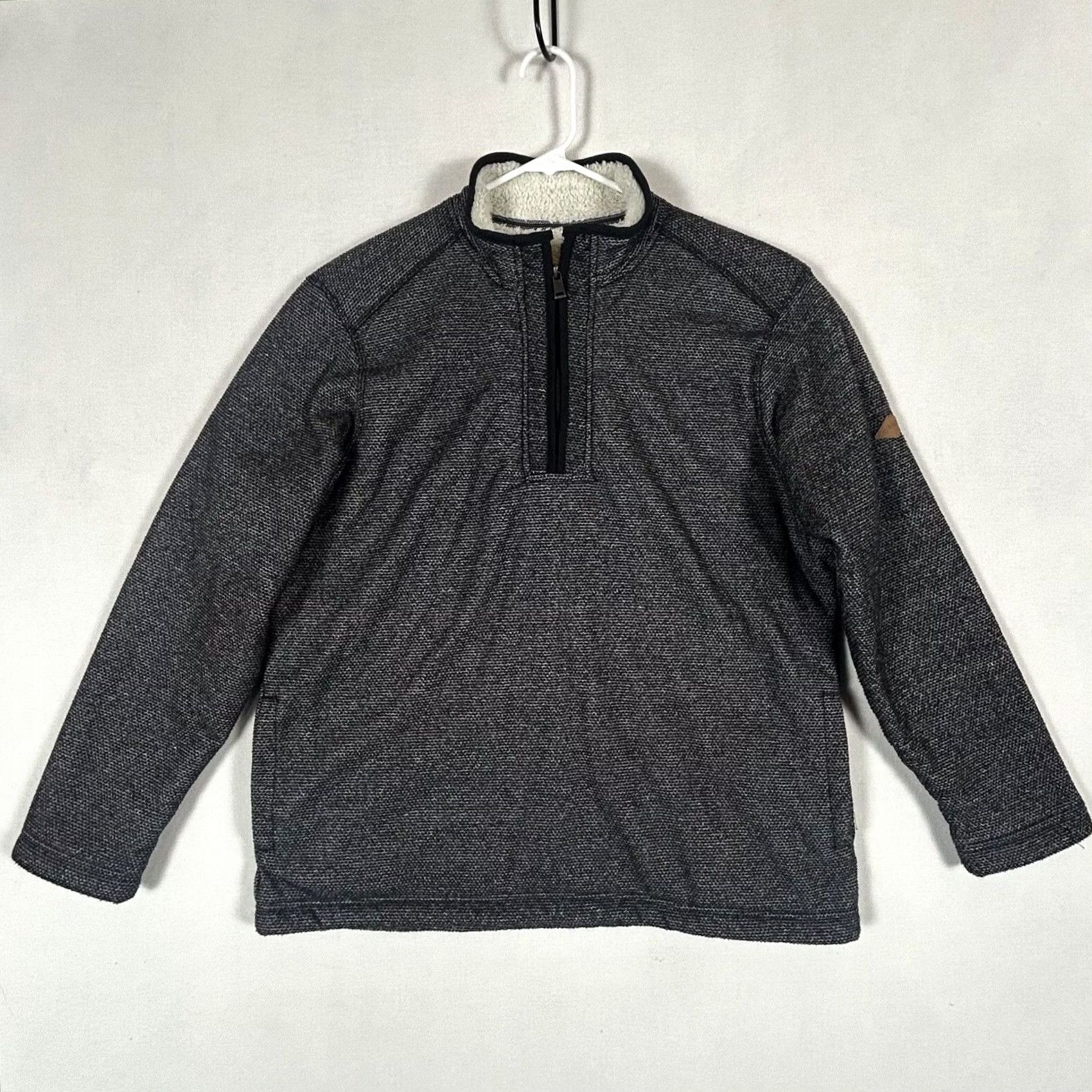 Orvis Orvis Fleece Lined 1/4 Zip Pullover Mens Large Gray Long Sleeve Mock Sweater Size US L / EU 52-54 / 3 - 2 Thumbnail