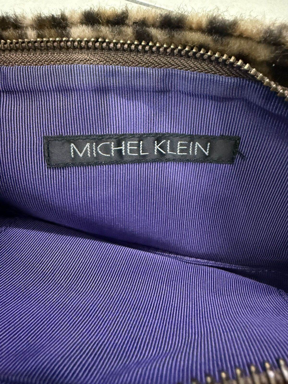 Michel Klein MICHEL KLEIN LEOPARD POCHETTE BAG Size ONE SIZE - 10 Thumbnail