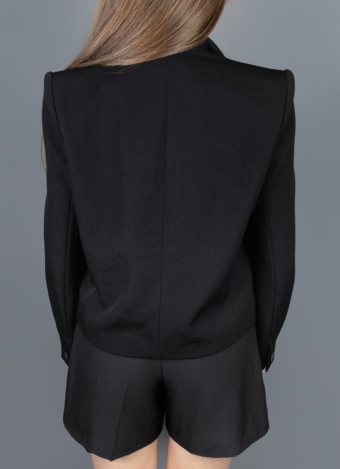 Isabel Marant Women's ISABEL MARANT Satin Trimmed Wool Cropped Jacket 38 Size XS / US 0-2 / IT 36-38 - 3 Thumbnail