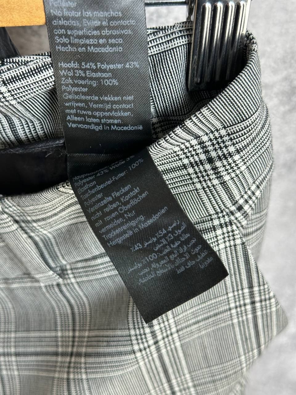 Jigsaw Jigsaw Check Pants Plaid Straight Leg Trousers Wool Blend Size 27" / US 4 / IT 40 - 13 Thumbnail