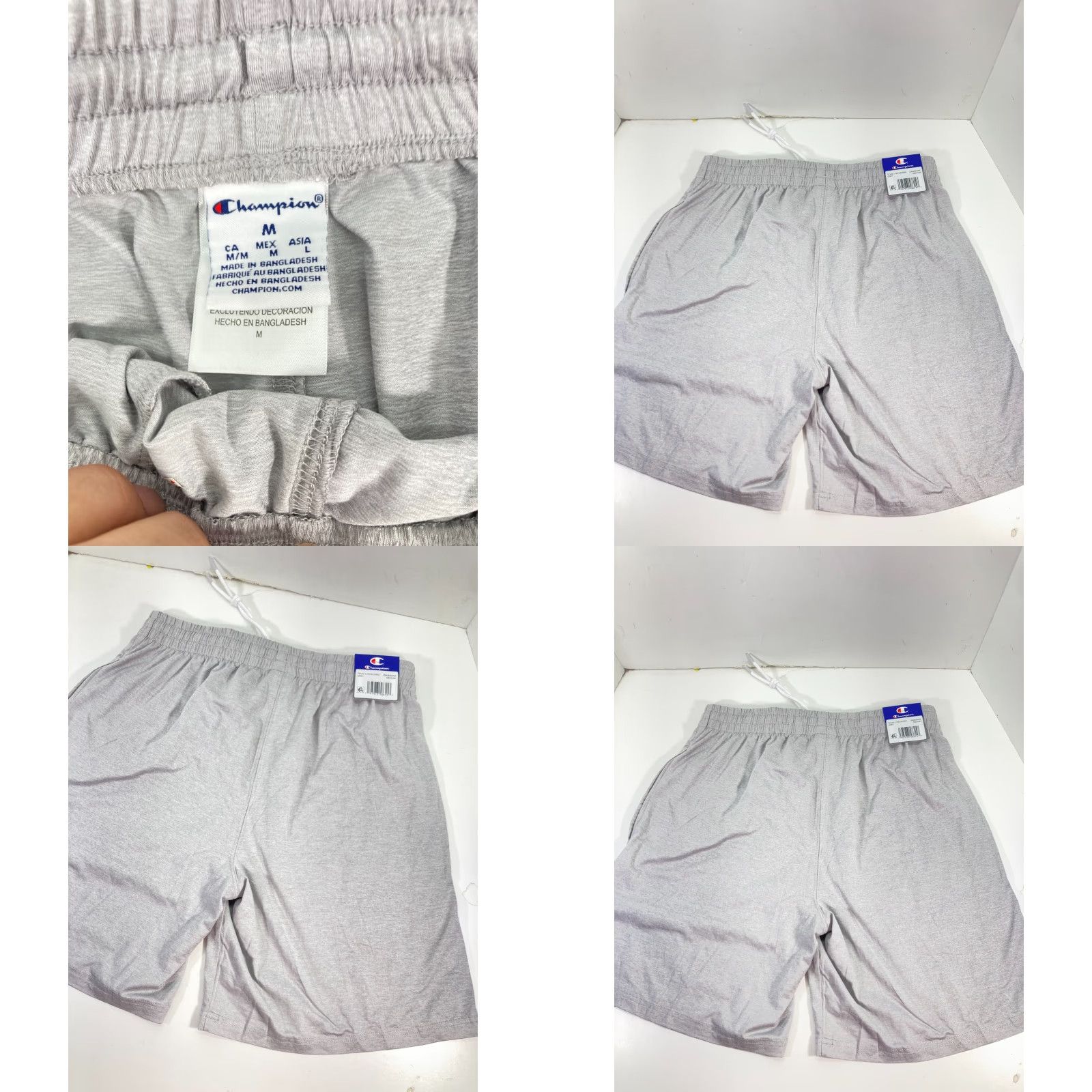 Champion University Texas Champion Sweat Shorts Men M Gray Elastic Waist Logo NWT Size US 31 - 8 Thumbnail