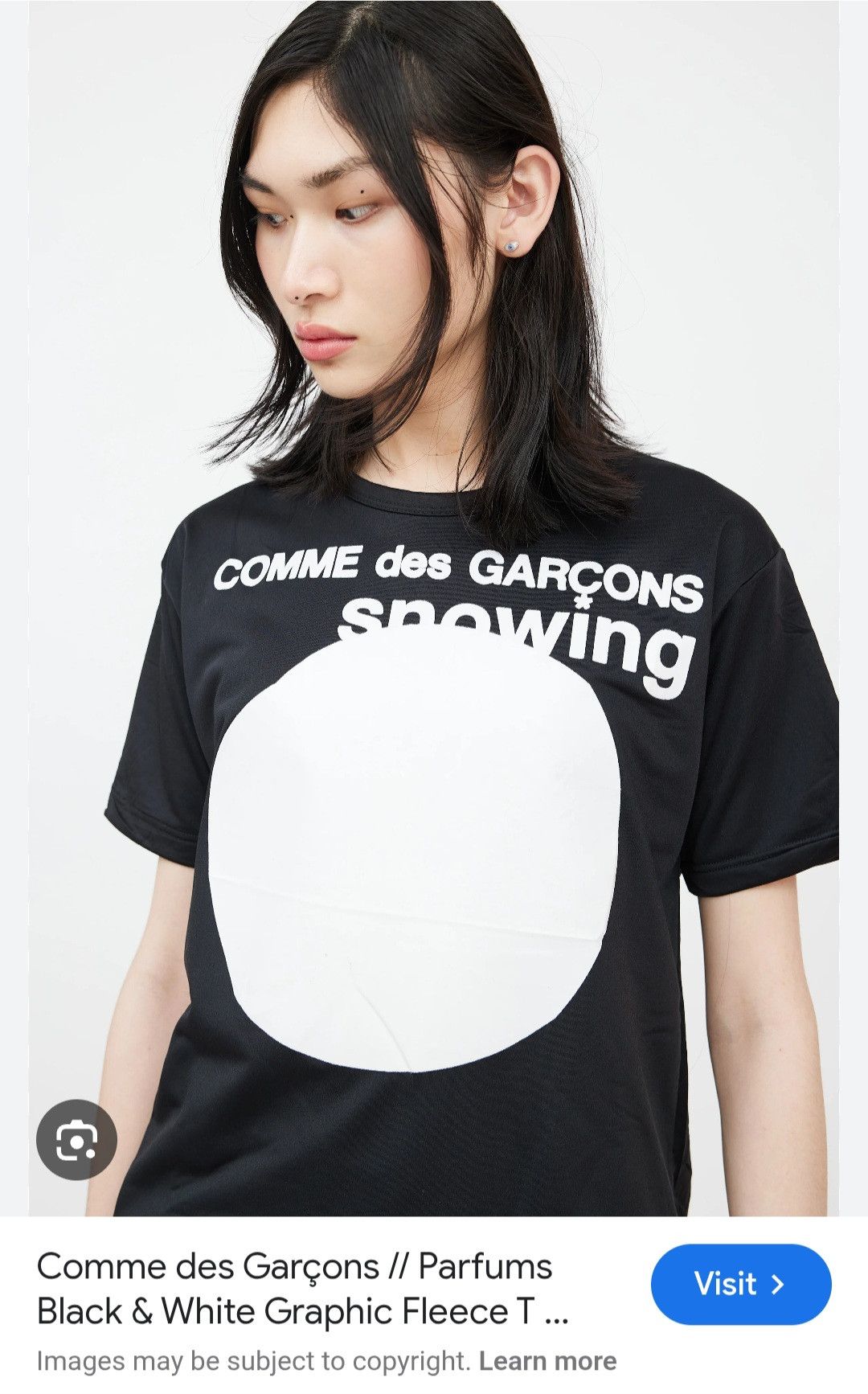 Comme des Garcons COMME DES GARCONS PARFUM TSHIRT Size M / US 6-8 / IT 42-44 - 1 Thumbnail