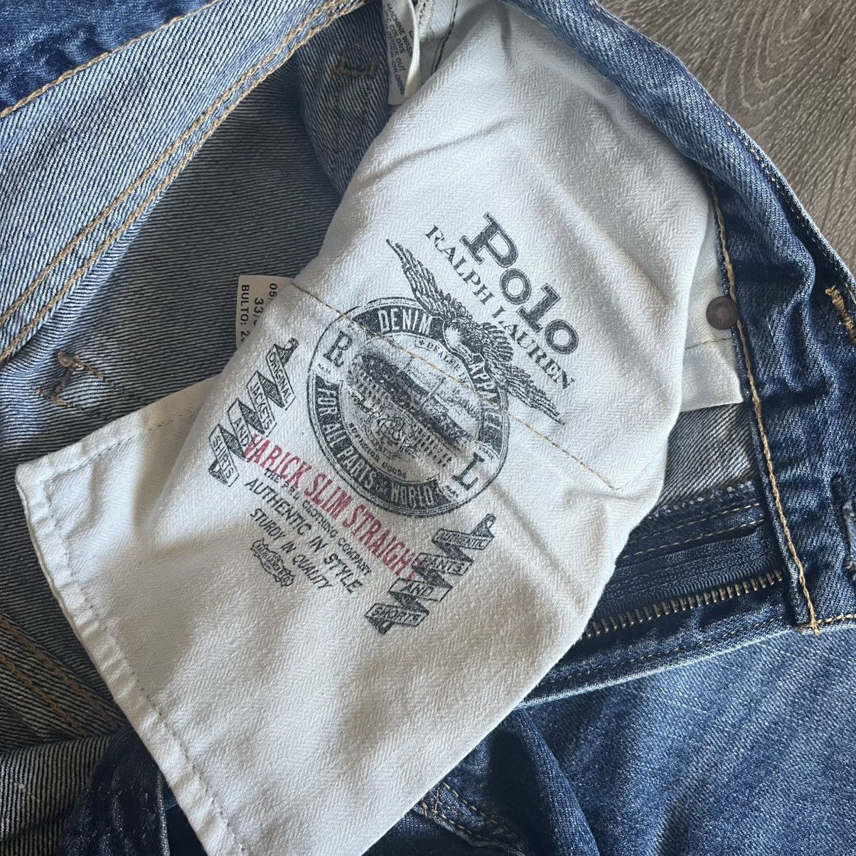Polo Ralph Lauren Polo Ralph Lauren Varick Slim Straight Denim Jeans 33x30 Vtg Size US 33 - 11 Thumbnail