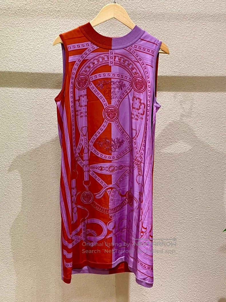 Hermes Hermes Classic Printed Silk Chiffon Patchwork Dress Size XXS / US 00 / IT 34 - 1 Thumbnail