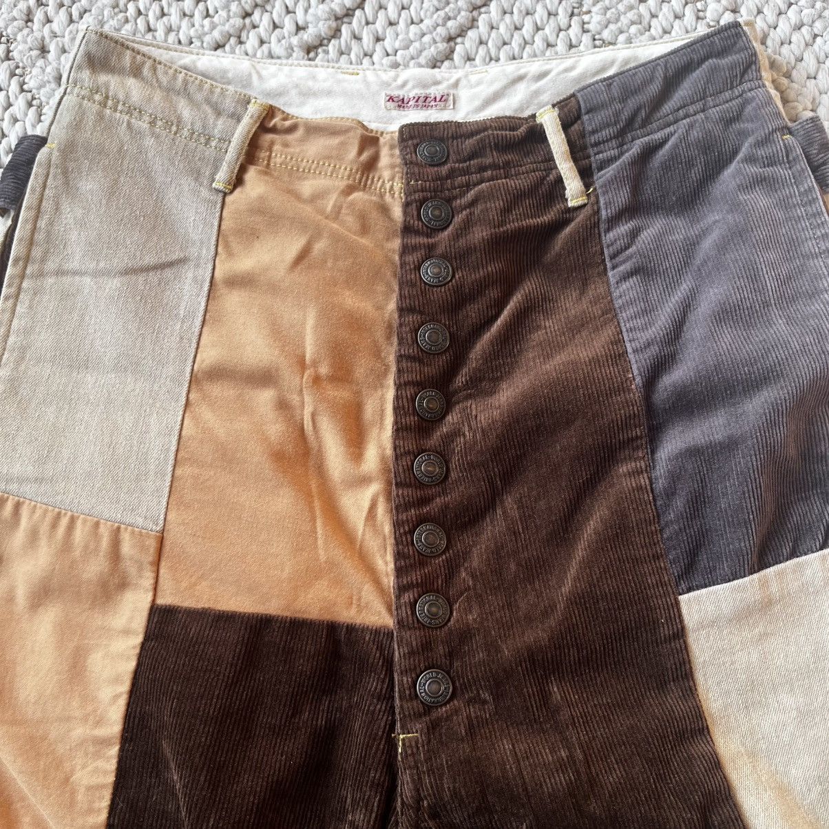 Kapital Kapital patchwork century denim monkey cisco pants Size US 29 - 4 Thumbnail