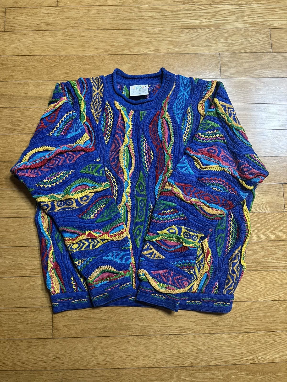 image of Coogi Cableknit Sweater, Men's (Size Small)