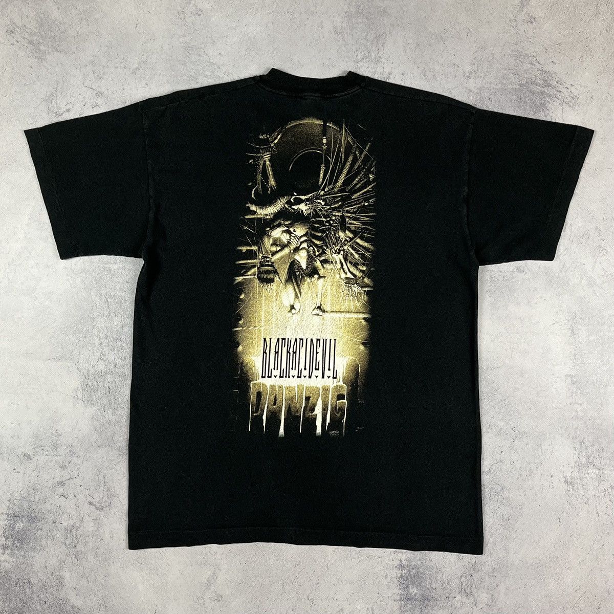 Band Tees × Vintage Vintage Danzig Black Devil rare rock band tee 90's Size US L / EU 52-54 / 3 - 4 Thumbnail