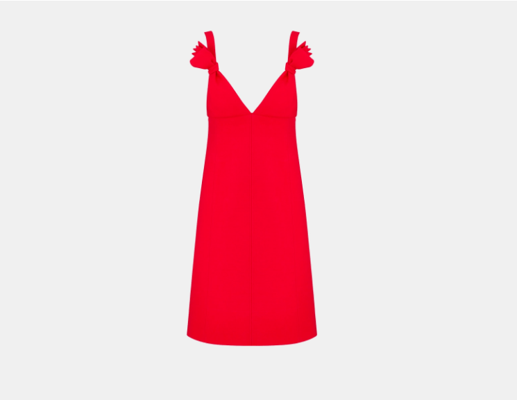 Dior o1w1db11225 451R10 Mini Dress in Red Size M / US 6-8 / IT 42-44 - 1 Thumbnail