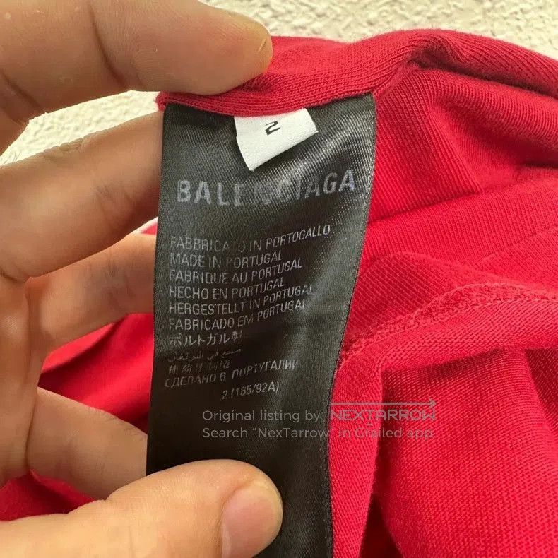 Balenciaga Balenciaga Mirror Letter Embroidered Tee. Size US S / EU 44-46 / 1 - 4 Thumbnail