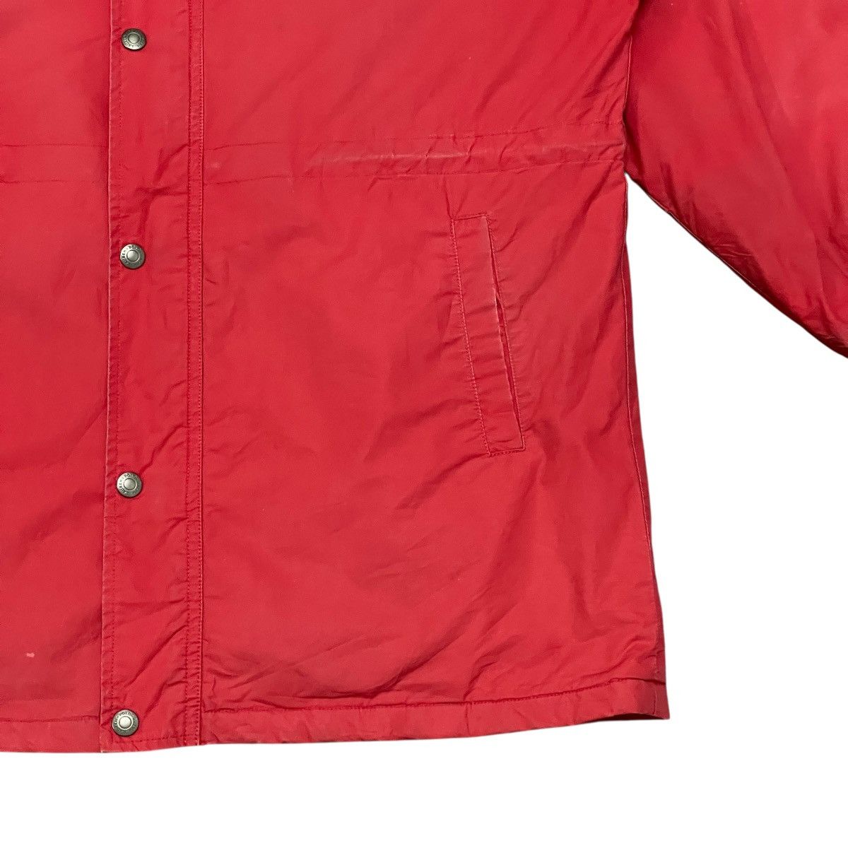 Polo Ralph Lauren Vintage 90s Polo Ralph Lauren Red Hooded Windbreaker Jacket Size US L / EU 52-54 / 3 - 3 Thumbnail