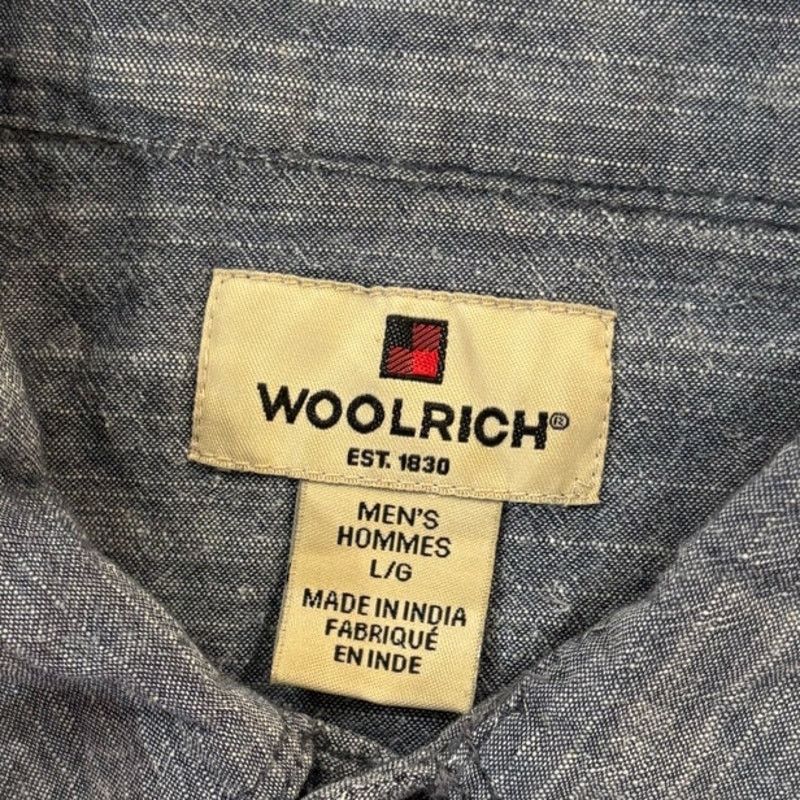 Other Woolrich Men's Button Down Shirt Gray Large Size US L / EU 52-54 / 3 - 3 Thumbnail