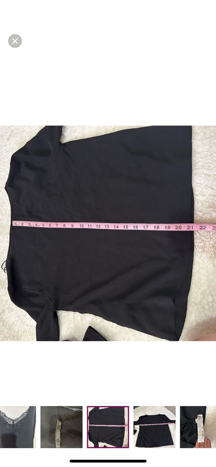Zara Zara trafaluc women’s medium black blouse Size M / US 6-8 / IT 42-44 - 2 Thumbnail