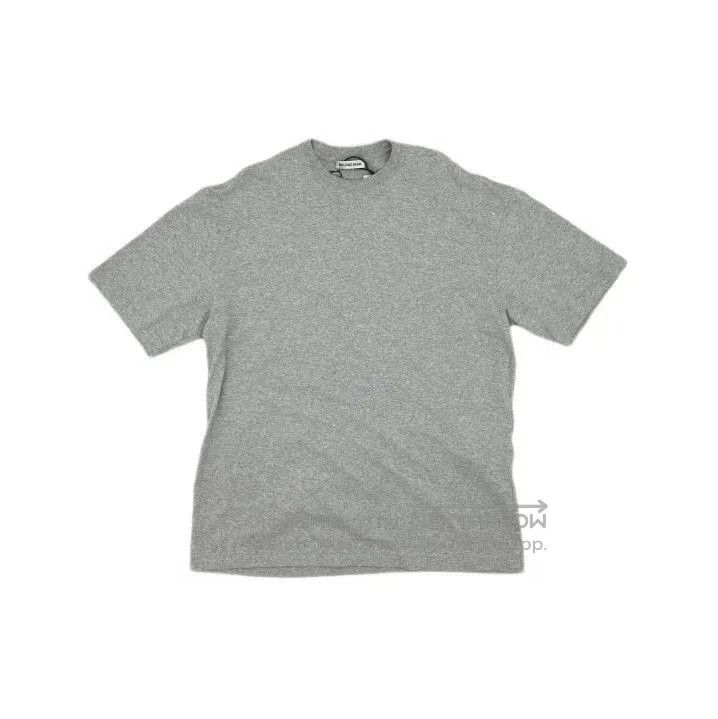 Balenciaga Balenciaga Gray Logo Embroidered Short Sleeve T. Size US XS / EU 42 / 0 - 1 Thumbnail