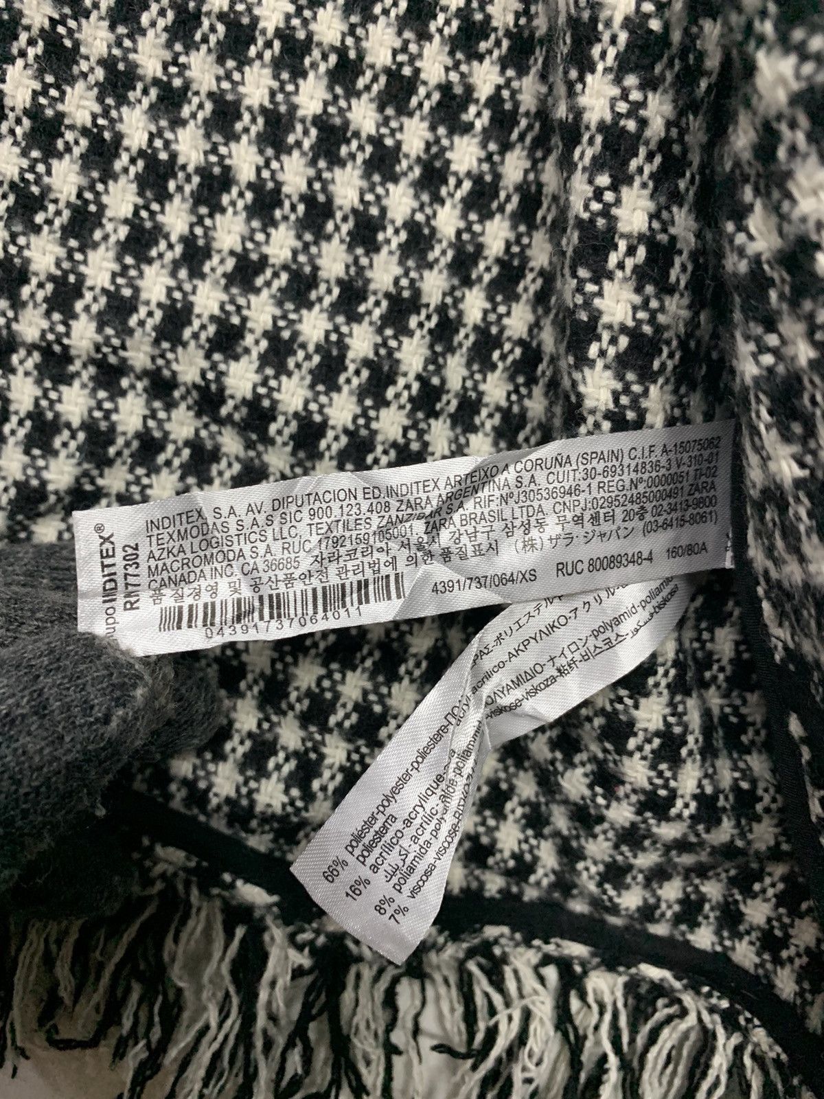 Japanese Brand × Zara Rare Zara Wool Jacket Snap Button Ups Size XS / US 0-2 / IT 36-38 - 8 Thumbnail