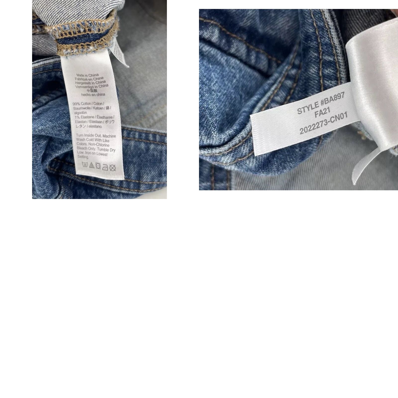 J.Crew VINTAGE J.Crew Skirt Cargo Front Pockets Denim Blue 30 Y2K Vibes 90s Bohemian Women Knee Length Pencil Rise High Style Straight & Pencil Size 30" / US 8 / IT 44 - 9 Thumbnail