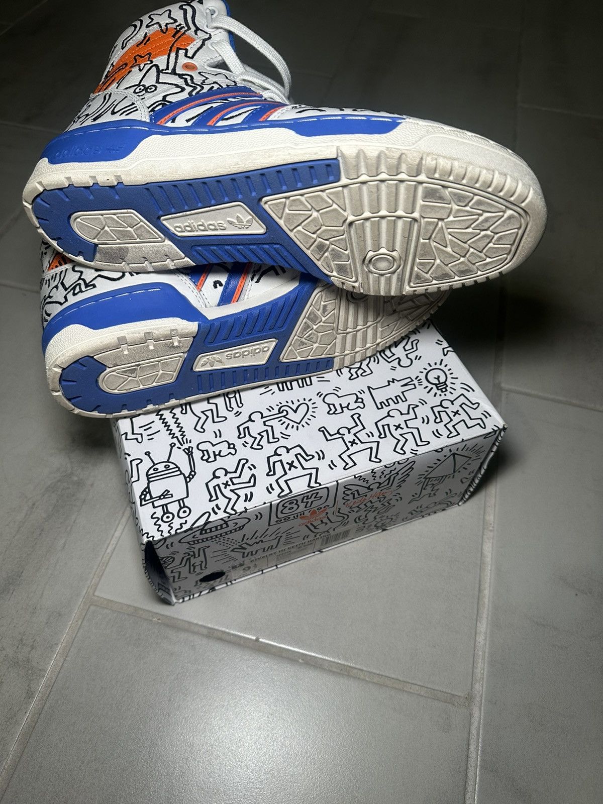 Keith Haring Adidas Rivalry High Keith Haring Size US 9.5 / EU 42-43 - 6 Thumbnail