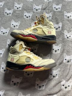 Air Jordan 5 Off White Sail Shirts Hats Clothing