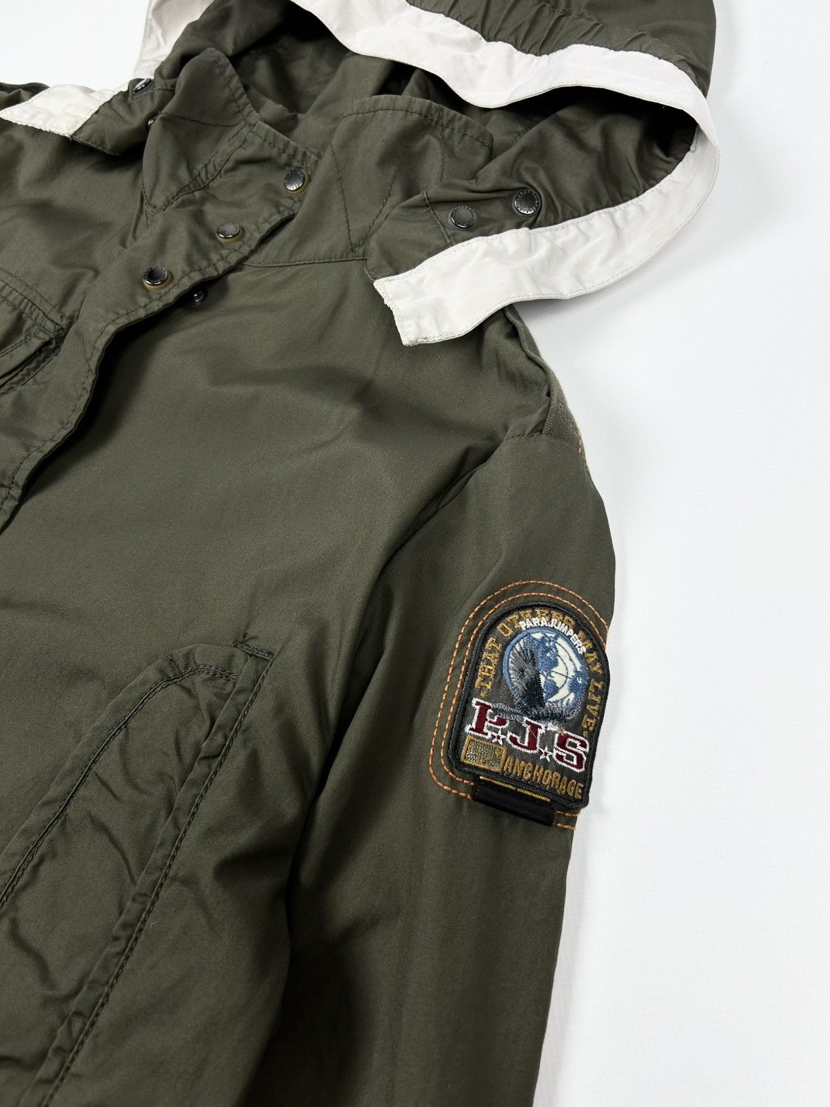 Parajumpers Parajumpers Long Parka Multipocket Windbreaker Jacket Size L / US 10 / IT 46 - 5 Thumbnail