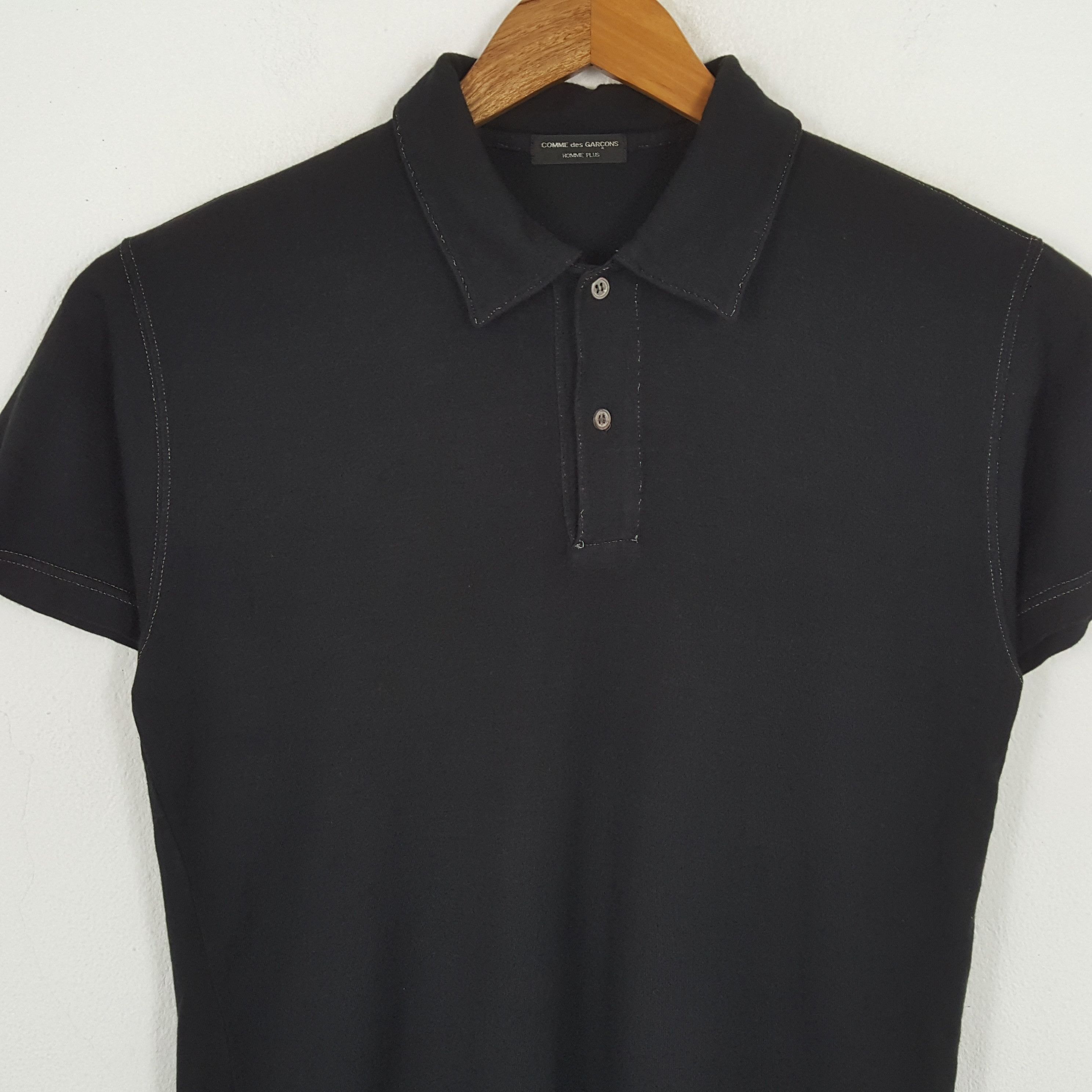 Comme des Garcons Homme Plus × Japanese Brand × Vintage Vintage COMME des GARÇONS HOMME PLUS Japanese Brand Polos Size US M / EU 48-50 / 2 - 2 Thumbnail