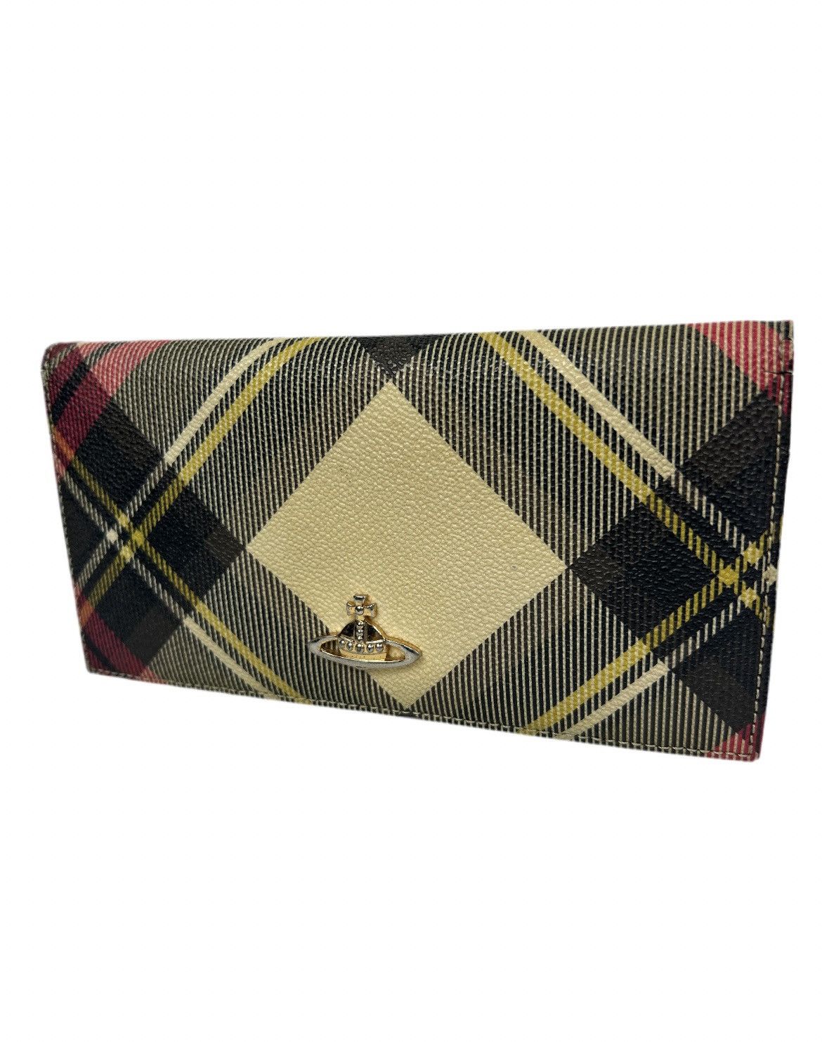 Vivienne Westwood Tartan Orb Long Wallet Size ONE SIZE - 1 Thumbnail