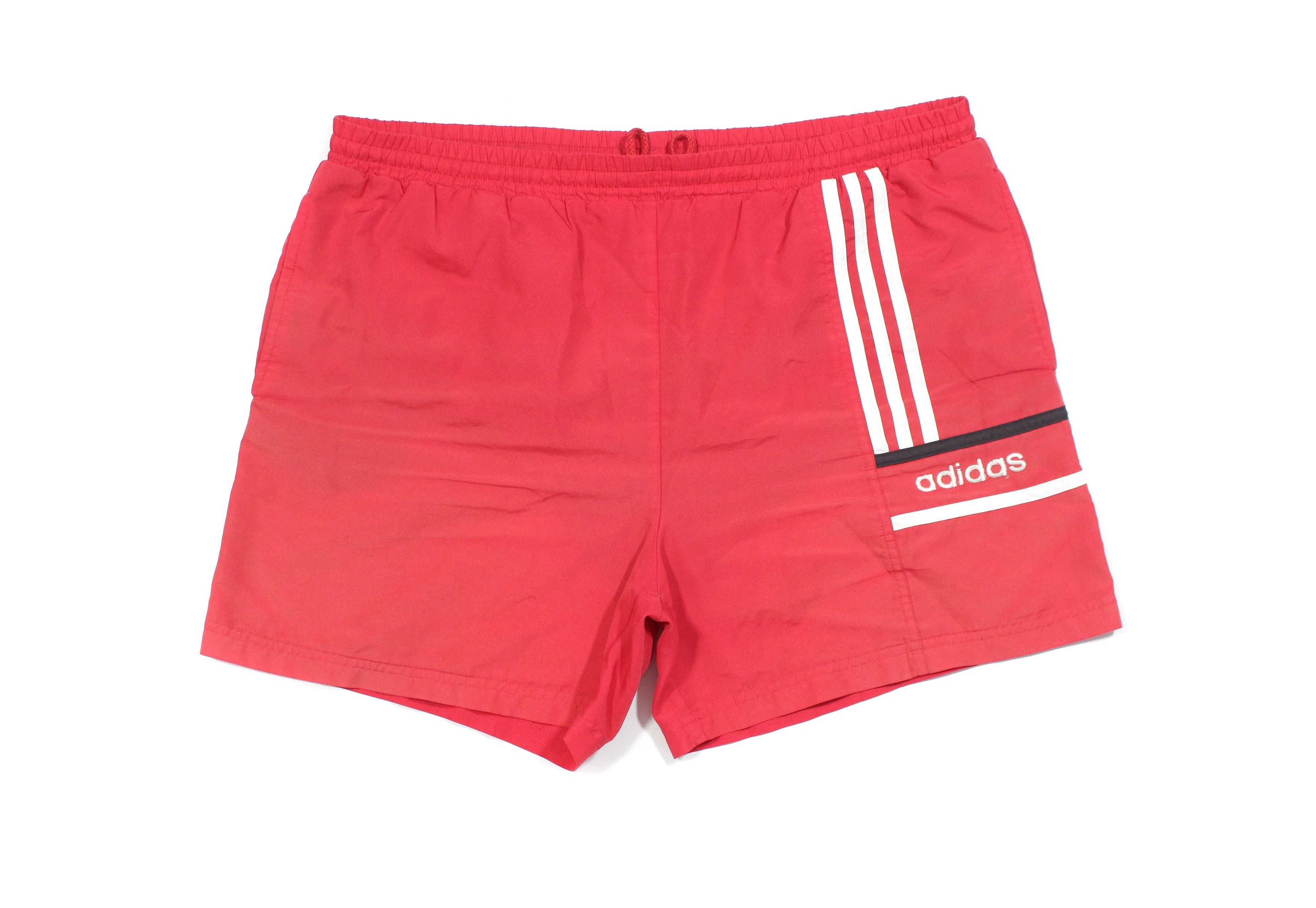 Adidas 90S Logo 3 Stripes Swim Shorts Size US 34 / EU 50 - 1 Thumbnail