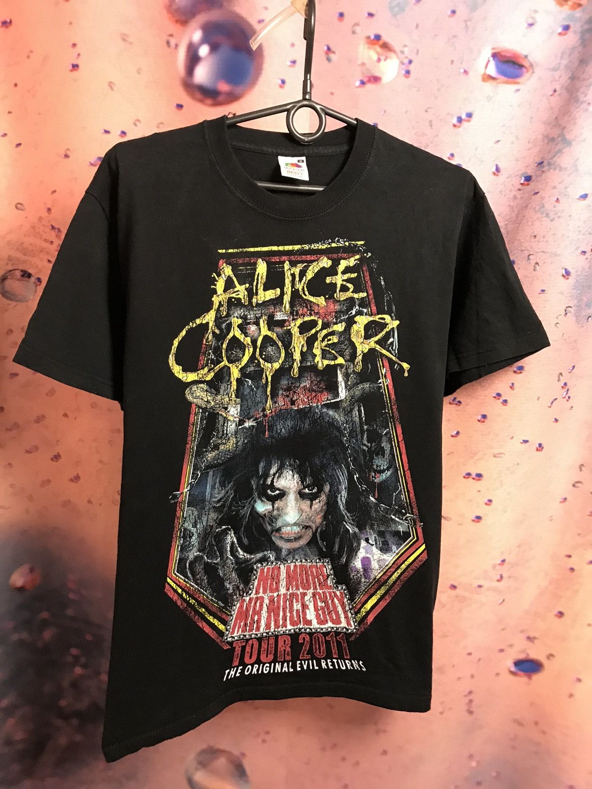 Band Tees × Vintage Vintage Alice Cooper band rock tee Size US M / EU 48-50 / 2 - 2 Thumbnail