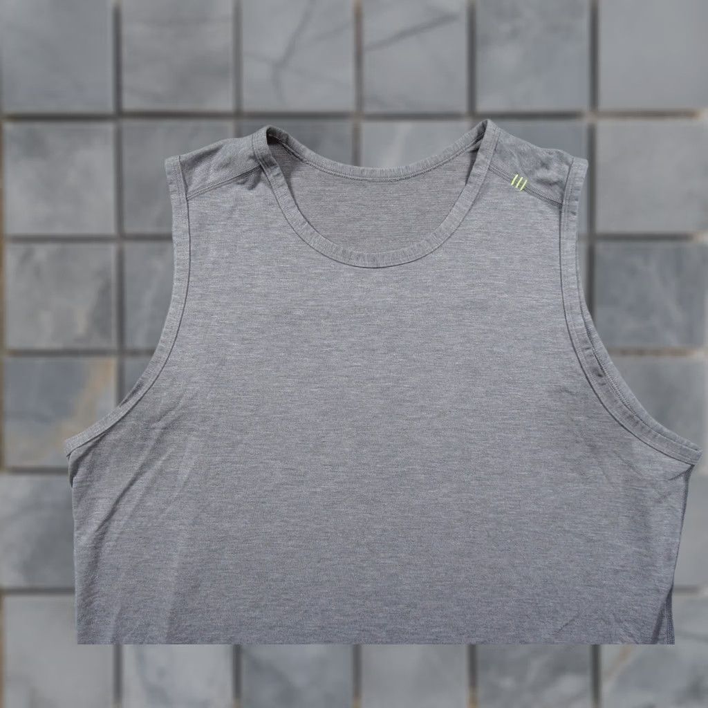 Lululemon Lululemon Shirt Mens XL Gray Activewear Workout Gym Training Tee Sleeveless T-Shirt Size US XL / EU 56 / 4 - 1 Thumbnail