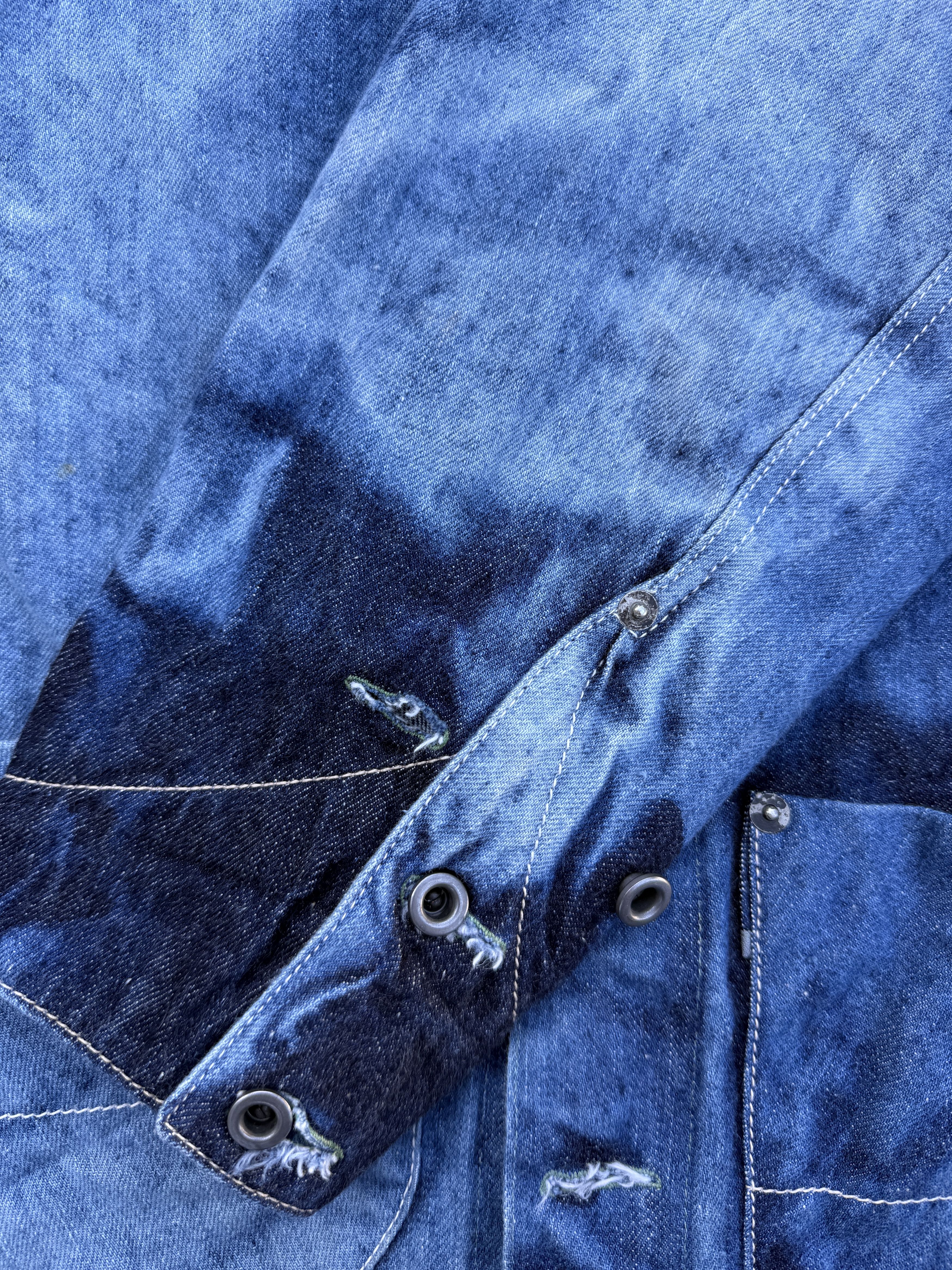 Other Vimeux Acid Wash Japanese Dual Ticker Selvedge Chore Jacket Size US M / EU 48-50 / 2 - 7 Thumbnail