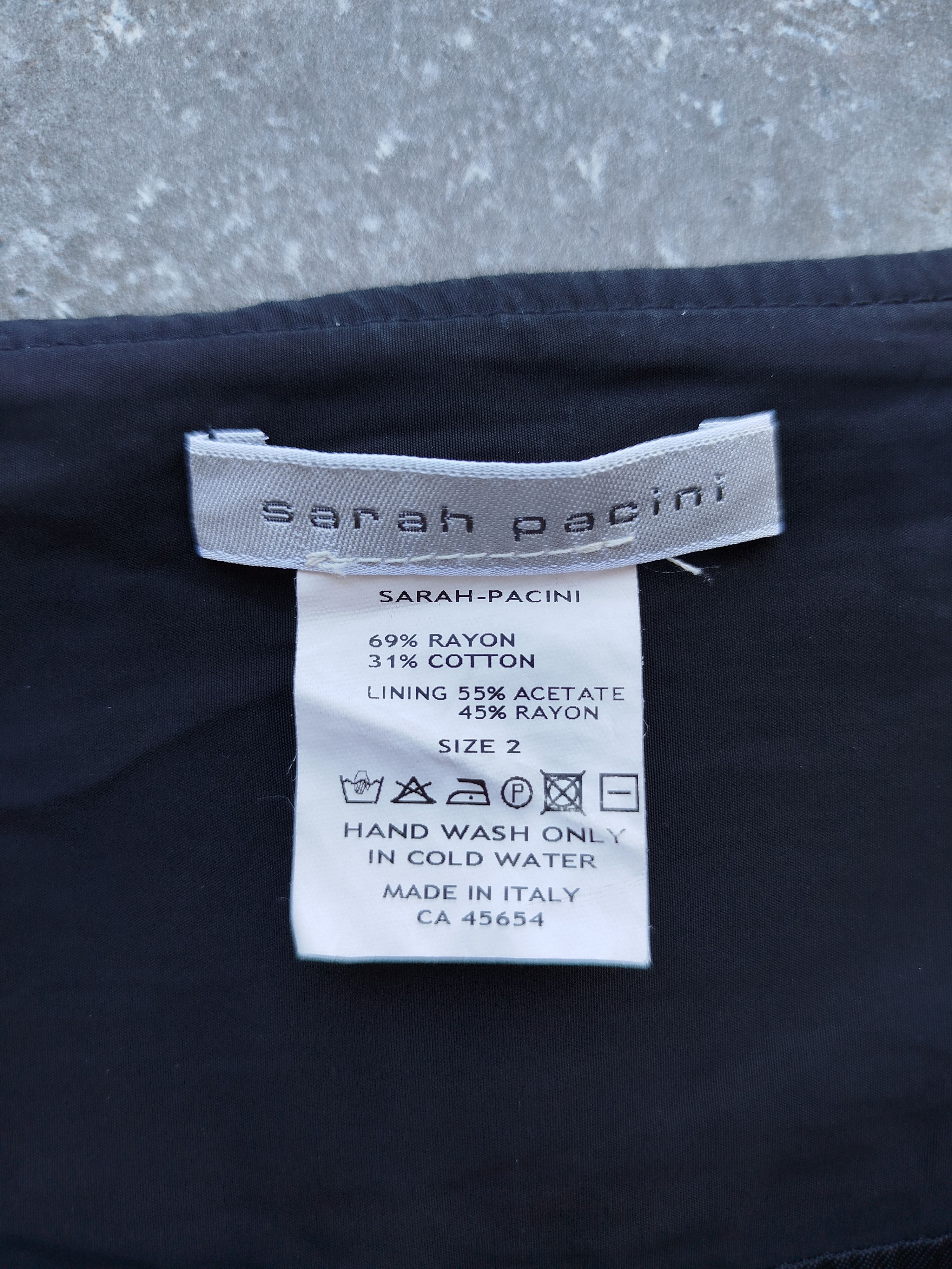 Sarah Pacini Balloon Skirt Lined Zip Cotton Blend Italy Size 2/M Size 28" / US 6 / IT 42 - 12 Thumbnail
