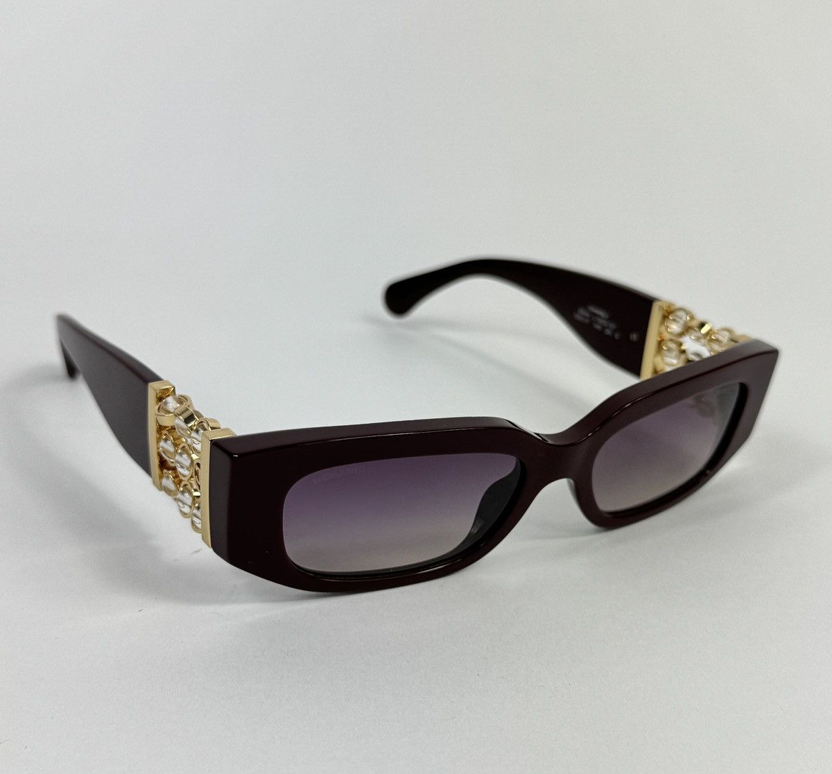 Chanel CHANEL RECTANGLE SUNGLASSES Size ONE SIZE - 6 Thumbnail
