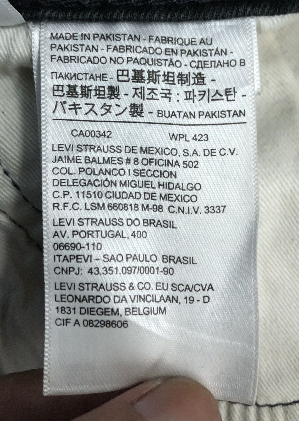 Levi's Vintage Clothing Vintage Levi's Premium San Francisco, Cal Denim Pants Size US 35 - 20 Thumbnail