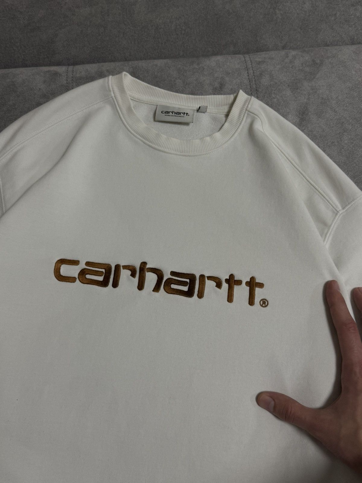 Carhartt × Vintage Vintage Carhartt big logo oversized fit size S Detroit Size US S / EU 44-46 / 1 - 10 Thumbnail