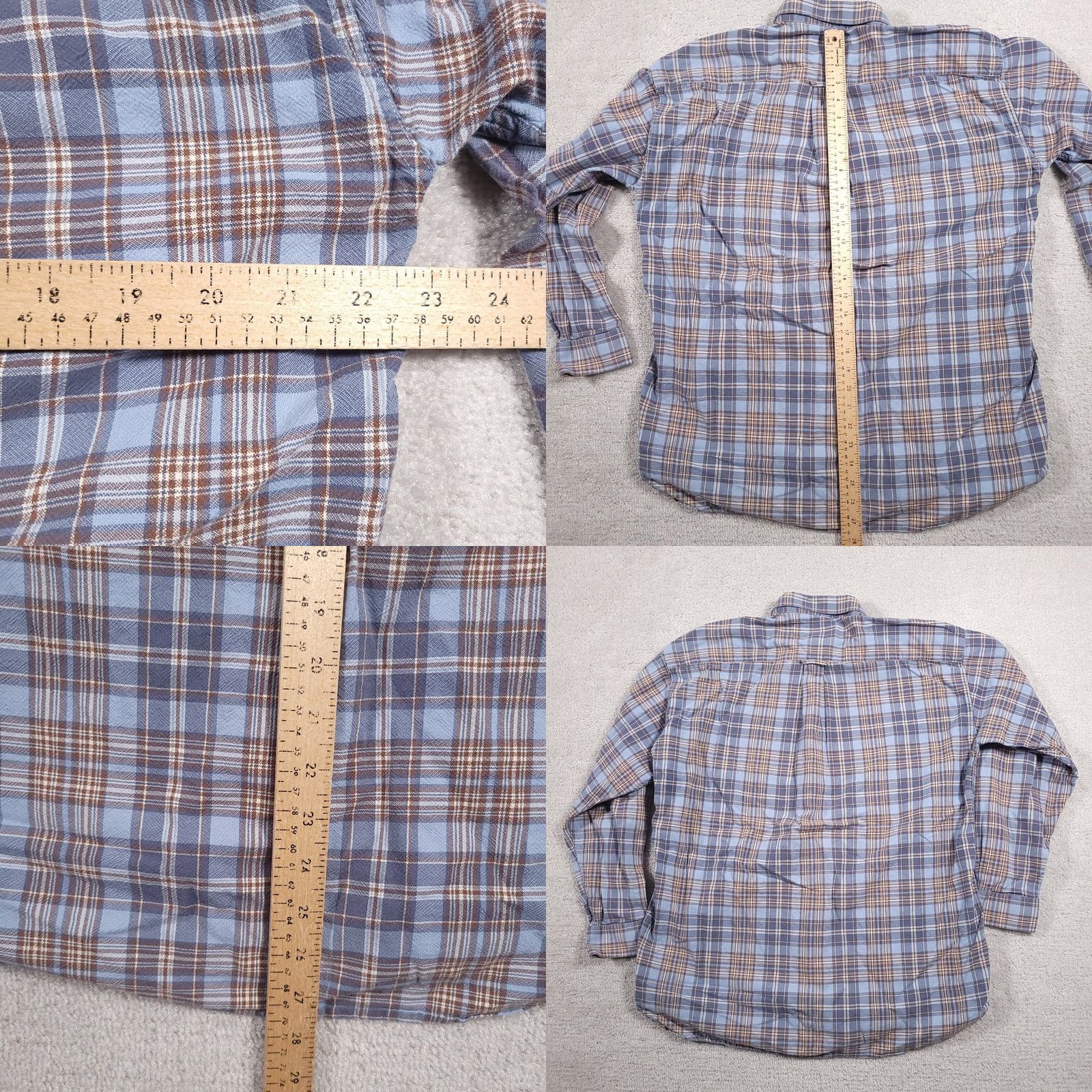 Vintage VINTAGE BlueStream Outdoors Plaid Long Sleeve Fishing Shirt Mens L Blue Button Up Size US L / EU 52-54 / 3 - 8 Thumbnail